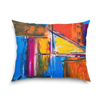 Perna decorativa Art Factory Colorat, Geometric, Multicolor 40 x 52 cm Perna decorativa Art Factory Colorat, Geometric, Multicolor 40 x 52 cm