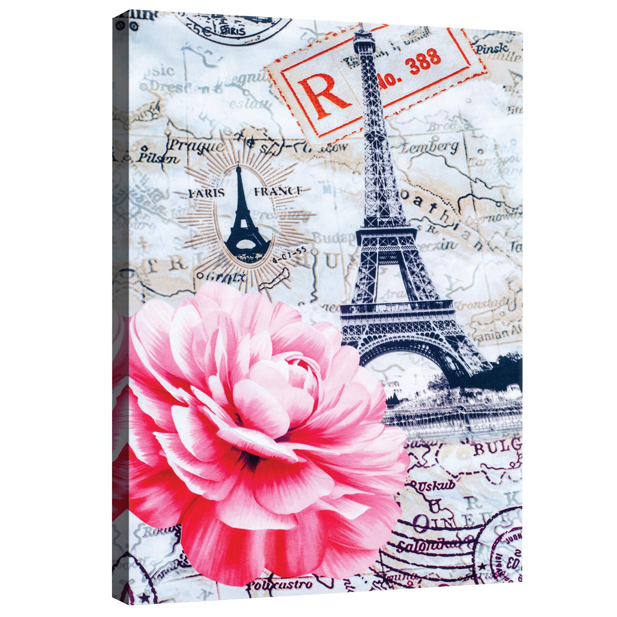 Tablou Canvas DEGRETS 78006 Paris - bujori, 100x75cm