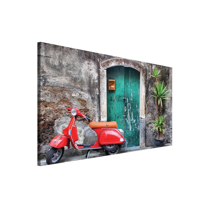 Tablou Canvas DEGRETS 78038 Scuter rosu, 75x100cm