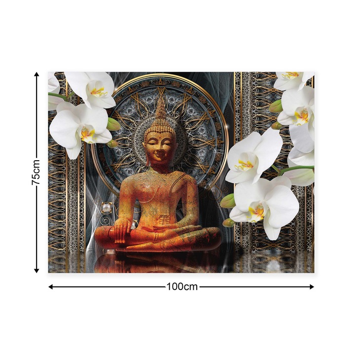 Tablou Canvas DEGRETS 78101 Buddha, 75x100cm