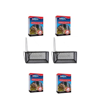 Pachet 2 bucati Cursa sobolani, capcana soareci + 4 bucati Granule raticid 4x25g Pachet 2 bucati Cursa sobolani, capcana soareci + 4 bucati Granule raticid 4x25g