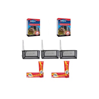Pachet 3 bucati Cursa sobolani, capcana soareci + 2 bucati Granule raticid pentru sobolani + 2 bucati Lipici pentru soareci si sobolani 135 gr Pachet 3 bucati Cursa sobolani, capcana soareci + 2 bucati Granule raticid pentru sobolani + 2 bucati Lipici pentru soareci si sobolani 135 gr