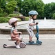 Детска тротинетка Scoot & Ride Highwaykick 1, 2 в 1: скутер и колело за баланс, перлено розова