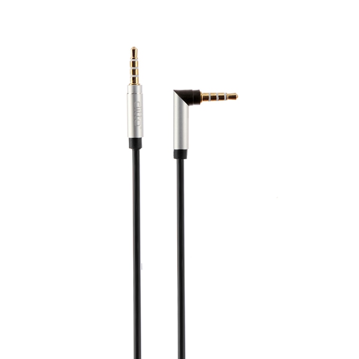 Аудио кабел, Earldom AUX21, 3.5mm жак, М/М, 1.0м, Черен - 14151