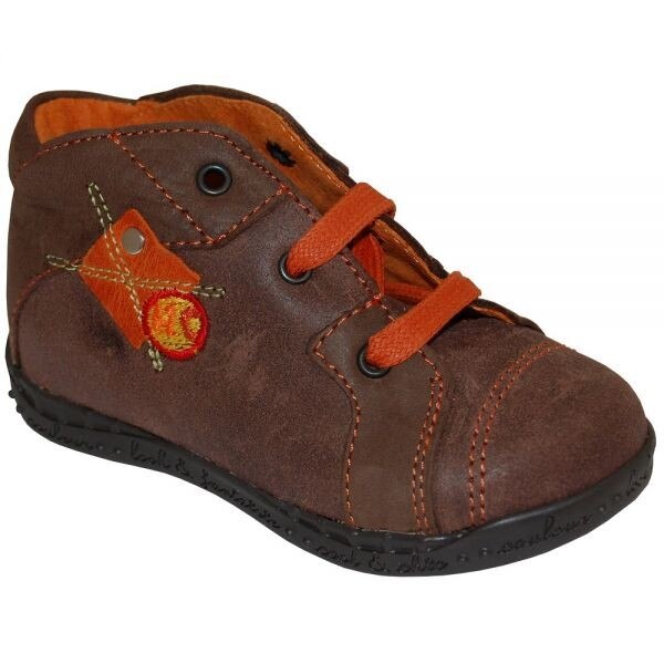 Ghete PILOTE din piele, Minibel, Maro