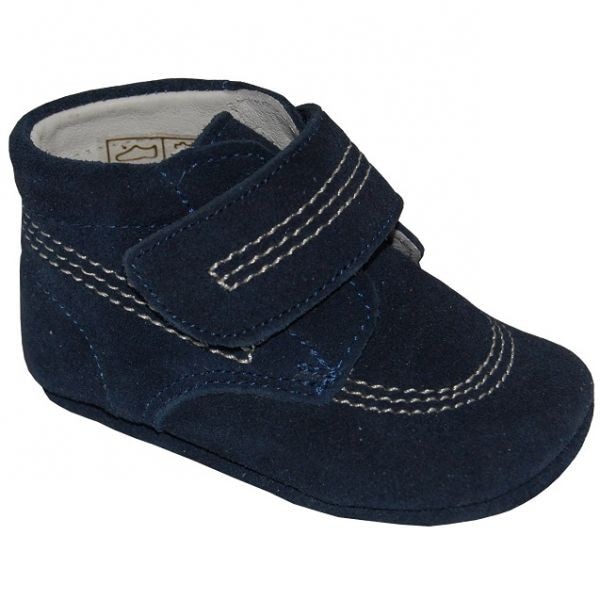 Ghete bebe A1929 din piele intoarsa, Panyno, Bleumarin