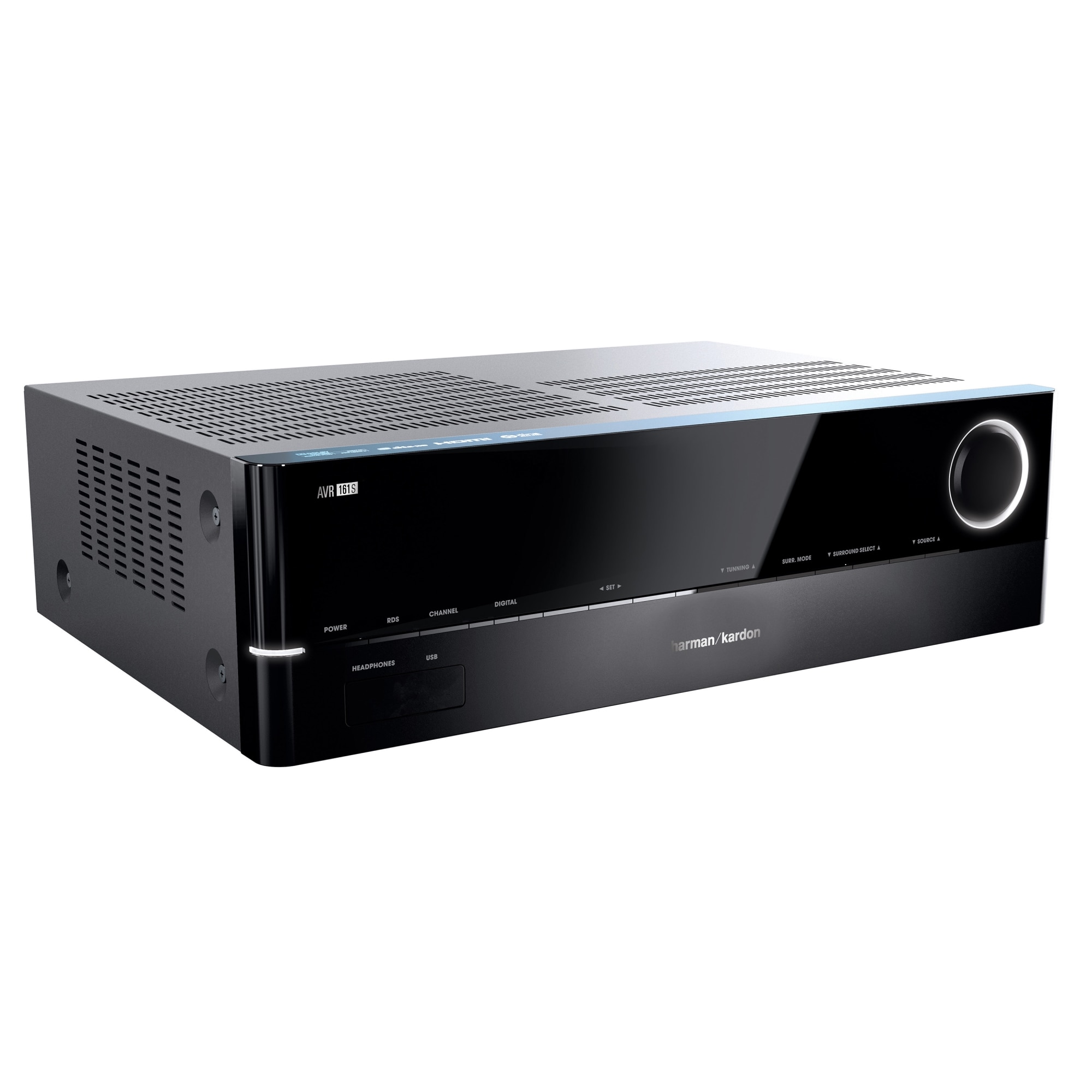 famine Prompt moron Receiver Harman Kardon AVR 161S, 5.1 canale, 425W RMS, Negru - eMAG.ro