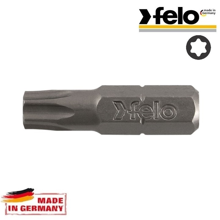 Set 2 Biti, FELO, Torx, 30 x 25
