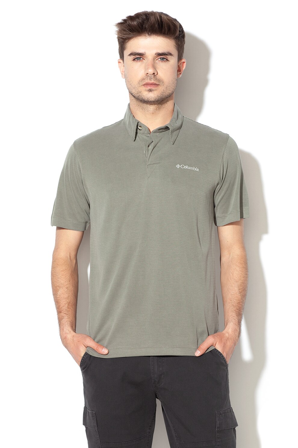 Columbia, Tricou polo din amestec de modal Sun Ridge™, Verde sparanghel
