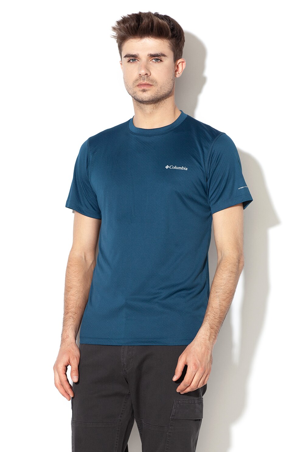 Columbia, Tricou cu imprimeu logo Zero Rules™, Albastru inchis