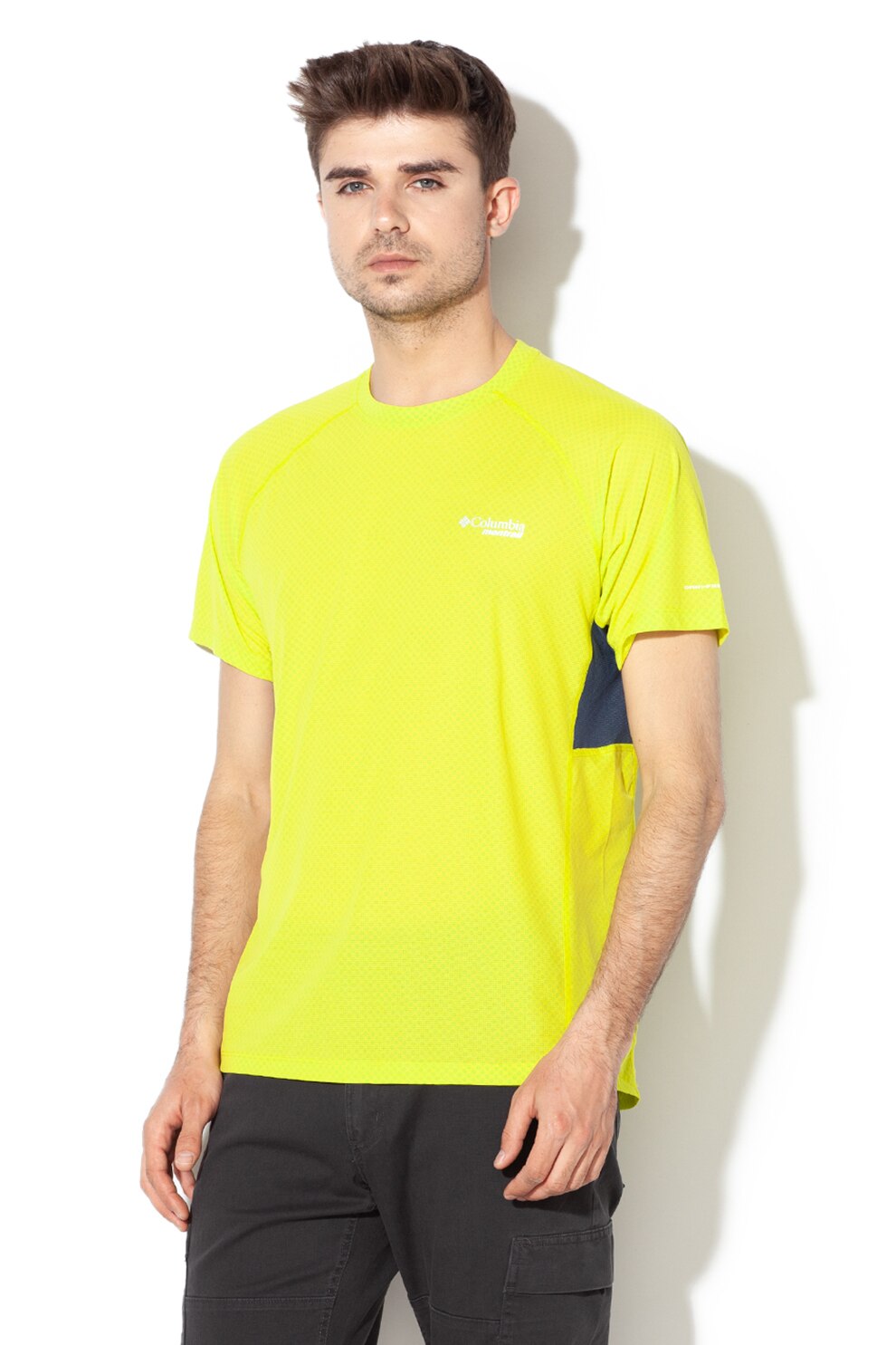 Columbia, Tricou pentru alergare Titan Ultra™, Galben neon/Albastru