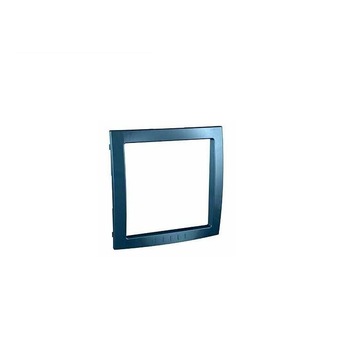 Rama decor, Schneider Electric, 2 module, albastru glaciar Rama decor, Schneider Electric, 2 module, albastru glaciar
