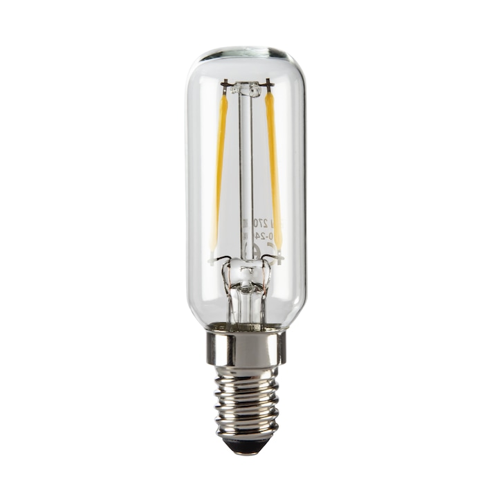 LED-izzó Xavax hűtőszekrényekhez, 2W, T25, izzószál, E14, meleg fény