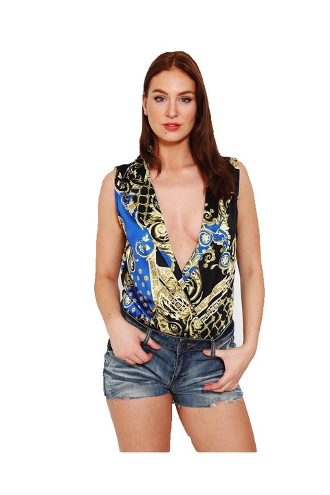 Top cu body, dama, multicolor, marimea S EU