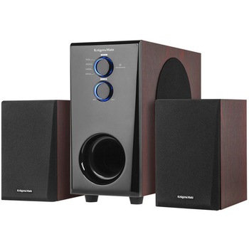 Sistem audio Kruger&Matz 80W, Bluetooth, Jack 3.5mm, 2xRCA, optic, coaxial, Aux, Lemn furniruit Sistem audio Kruger&Matz 80W, Bluetooth, Jack 3.5mm, 2xRCA, optic, coaxial, Aux, Lemn furniruit