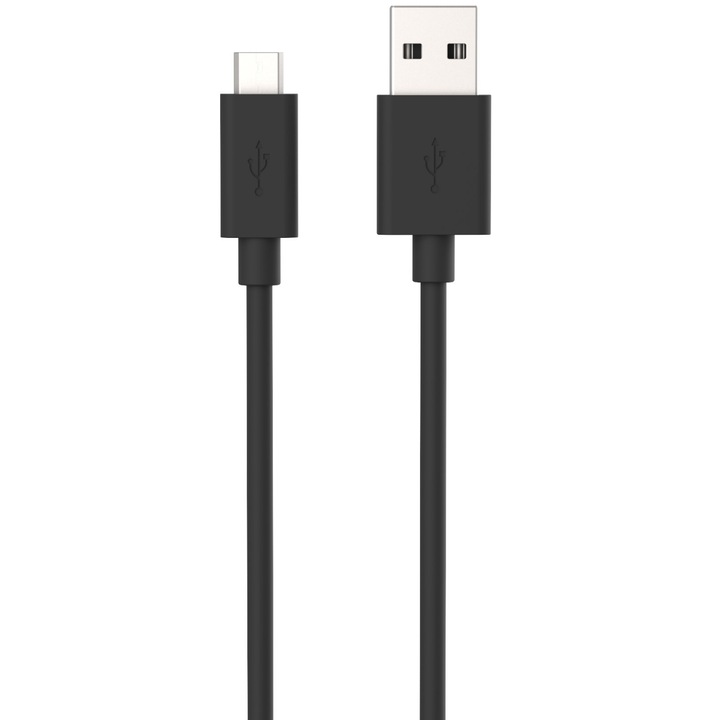 Nokia Adatkábel, MicroUSB, USB 2.0, 1m, Fekete