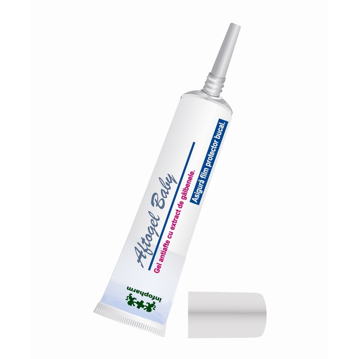 Aftogel baby, infopharm, gel, contra aftelor bucale cu extract de galbenele, 15 ml 15 ml