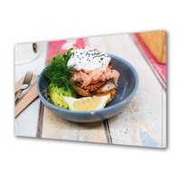 tablou canvas cu led luminos in intuneric premium art factory truecolor culinar multicolor peste avocado si crema de branza panza pe cadru de lemn decoratiuni moderne pentru casa 70 x 100 cm imagen 41_0_
0