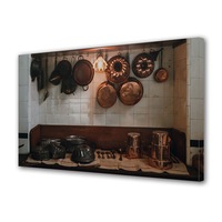 Tablou Canvas Premium Art Factory TrueColor Culinar Multicolor Parte din bucatarie, Panza pe cadru de lemn, Decoratiuni Moderne pentru Casa, 20 x 30 cm