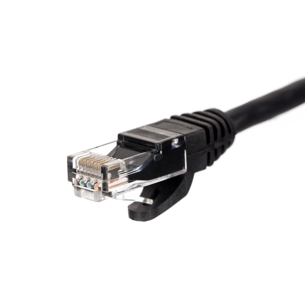 Cablu patchcord Netrack RJ45, Cat 6 UTP, 5m, Negru