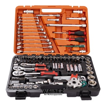 Trusa tubulare CR-V WAINER WS121, 121 piese Trusa tubulare CR-V WAINER WS121, 121 piese