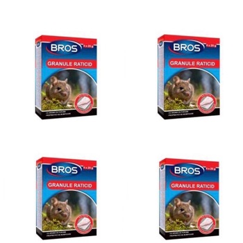 Pachet 4 bucati Granule Raticid pentru soareci si sobolani Pachet 4 bucati Granule Raticid pentru soareci si sobolani