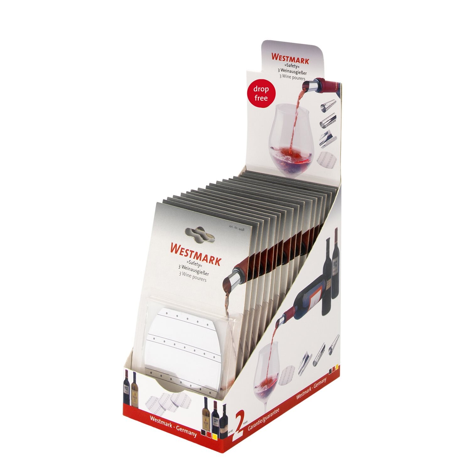 Set 3 folii picuratoare pentru vin - Westmark