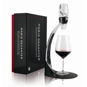 Decantor de vin Timeless Tools cu suport, 40 x 18,5 x 16 cm Decantor de vin Timeless Tools cu suport, 40 x 18,5 x 16 cm