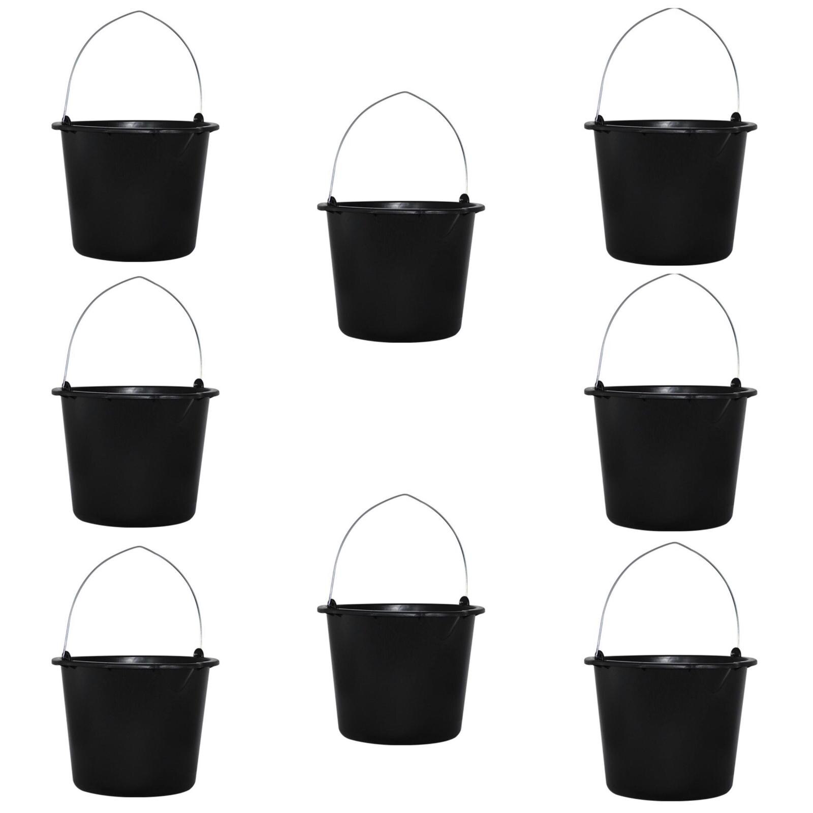 Pachet 8 bucati Galeata universala constructii, mortar, struguri, apa, 12l