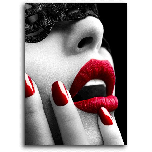 Tablou canvas, Red Desire, 50 x 70 cm