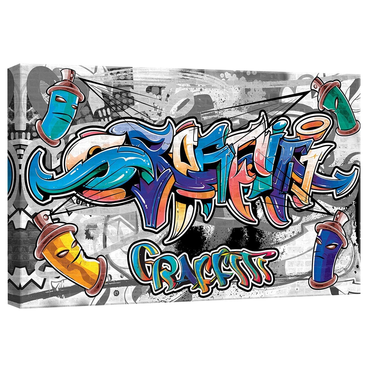 Tablou Canvas DEGRETS 78268 Graffiti, 40x60cm