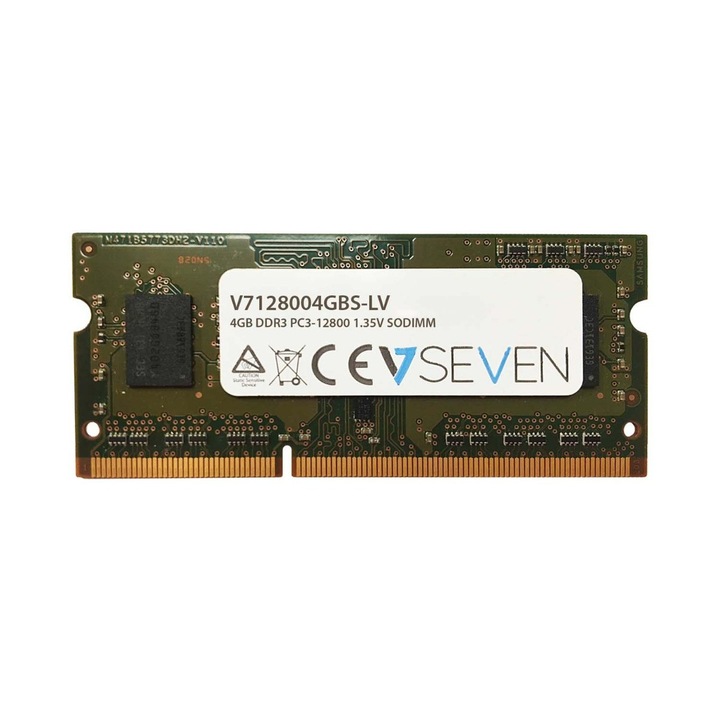 Memorie RAM, V7, 4GB, 1600MHZ, Verde