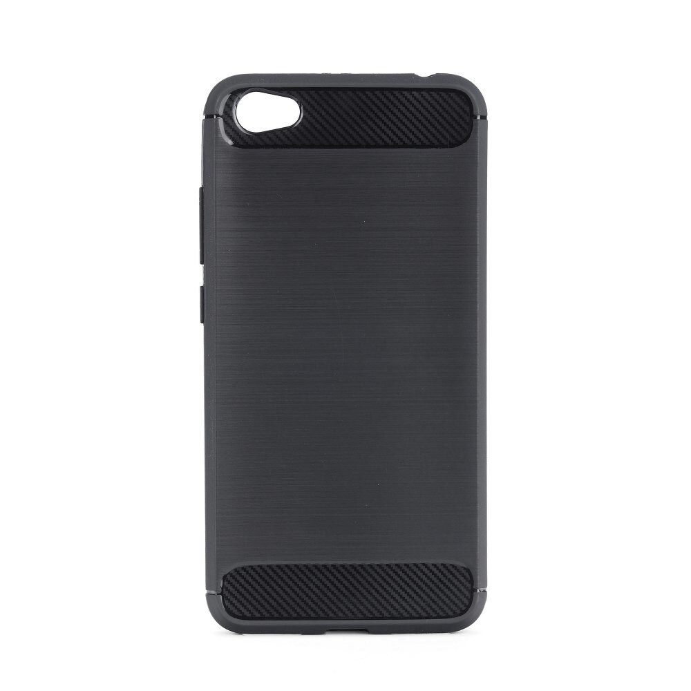 Husa Silicon Rugged Armor Brushed, anti-zgarieturi, rezistenta la uzura, Negru, Xiaomi Redmi Note 5A
