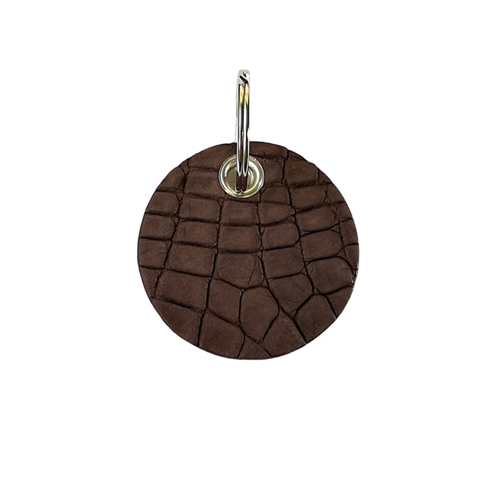 Ambrant krokodil bőr kulcstartó, modell F121