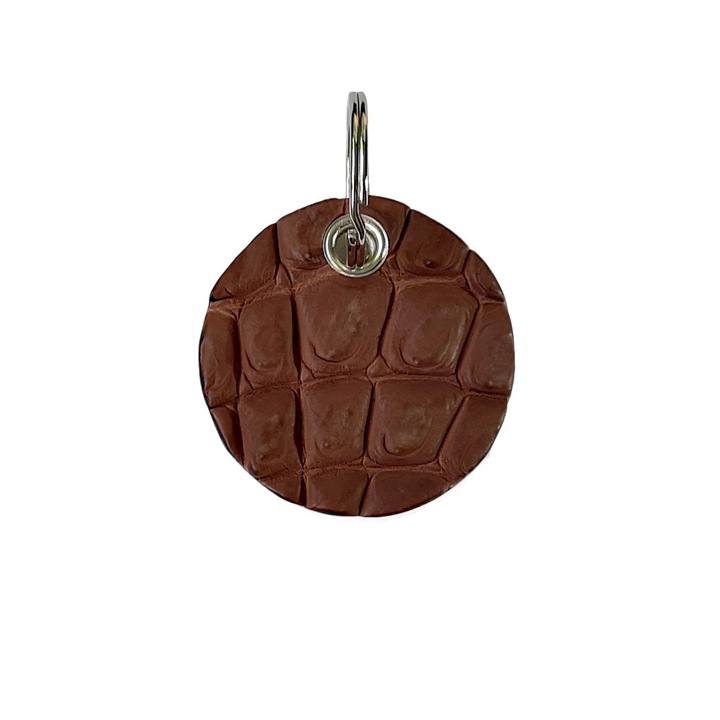 Ambrant krokodil bőr kulcstartó, modell F102