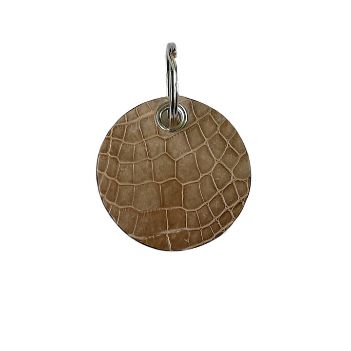 Ambrant krokodil bőr kulcstartó, modell F103