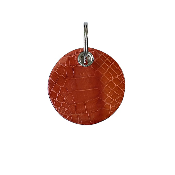 Breloc din Piele de Crocodil Ambrant Jaw 42