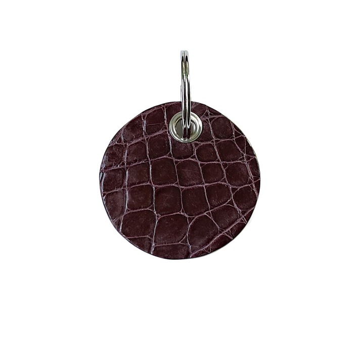 Ambrant krokodil bőr kulcstartó, modell F80