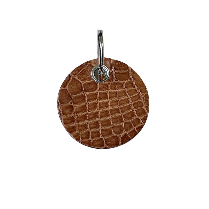 Ambrant krokodil bőr kulcstartó, modell F82