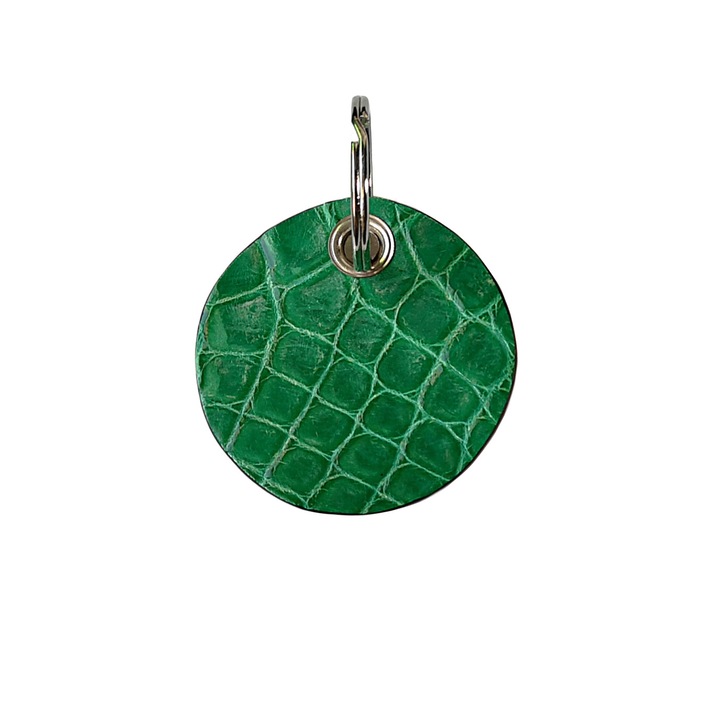 Ambrant krokodil bőr kulcstartó, modell F75