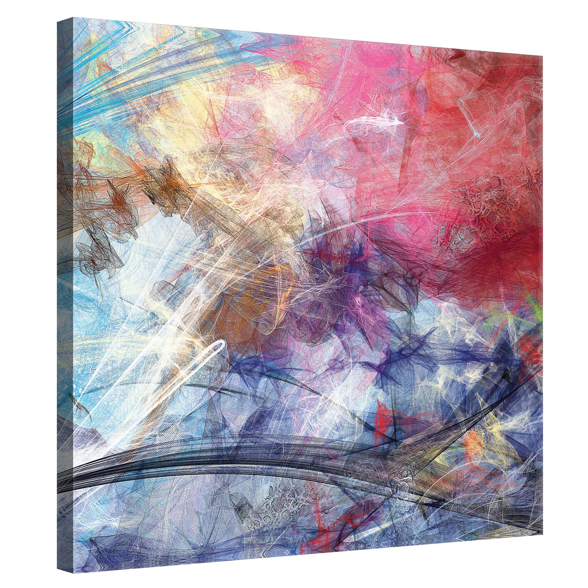 Tablou Canvas DEGRETS 78167 Graf colorat 1, 80x80cm