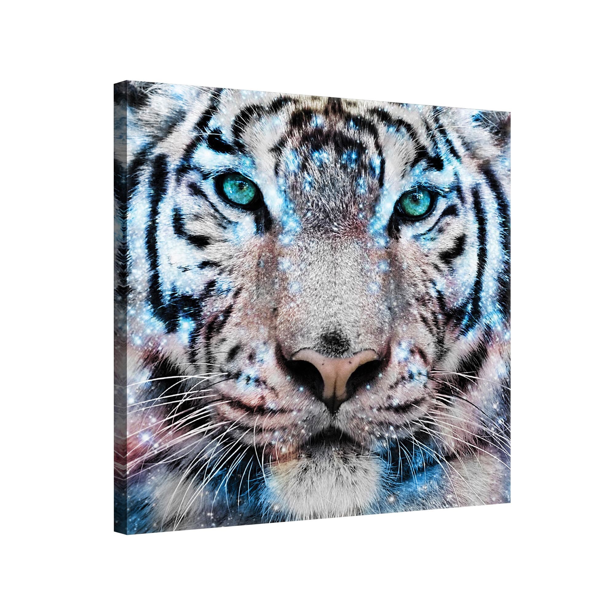 Tablou Canvas DEGRETS 78165 Tigru 3 3D, 80x80cm