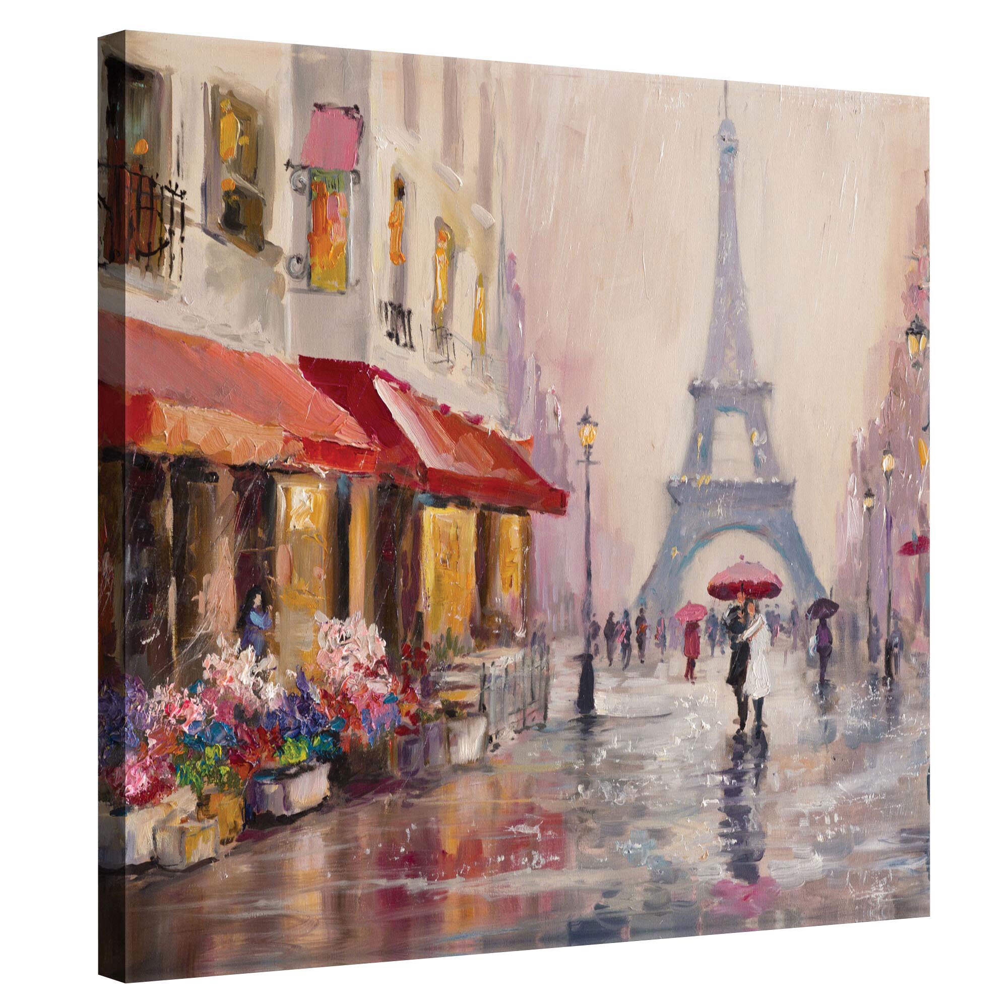 Tablou Canvas DEGRETS 78181 Paris Arta 2, 80x80cm