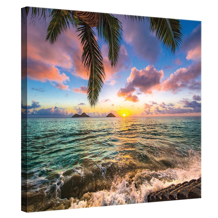 Tablou Canvas DEGRETS 78187 Priveliste mare, 80x80cm