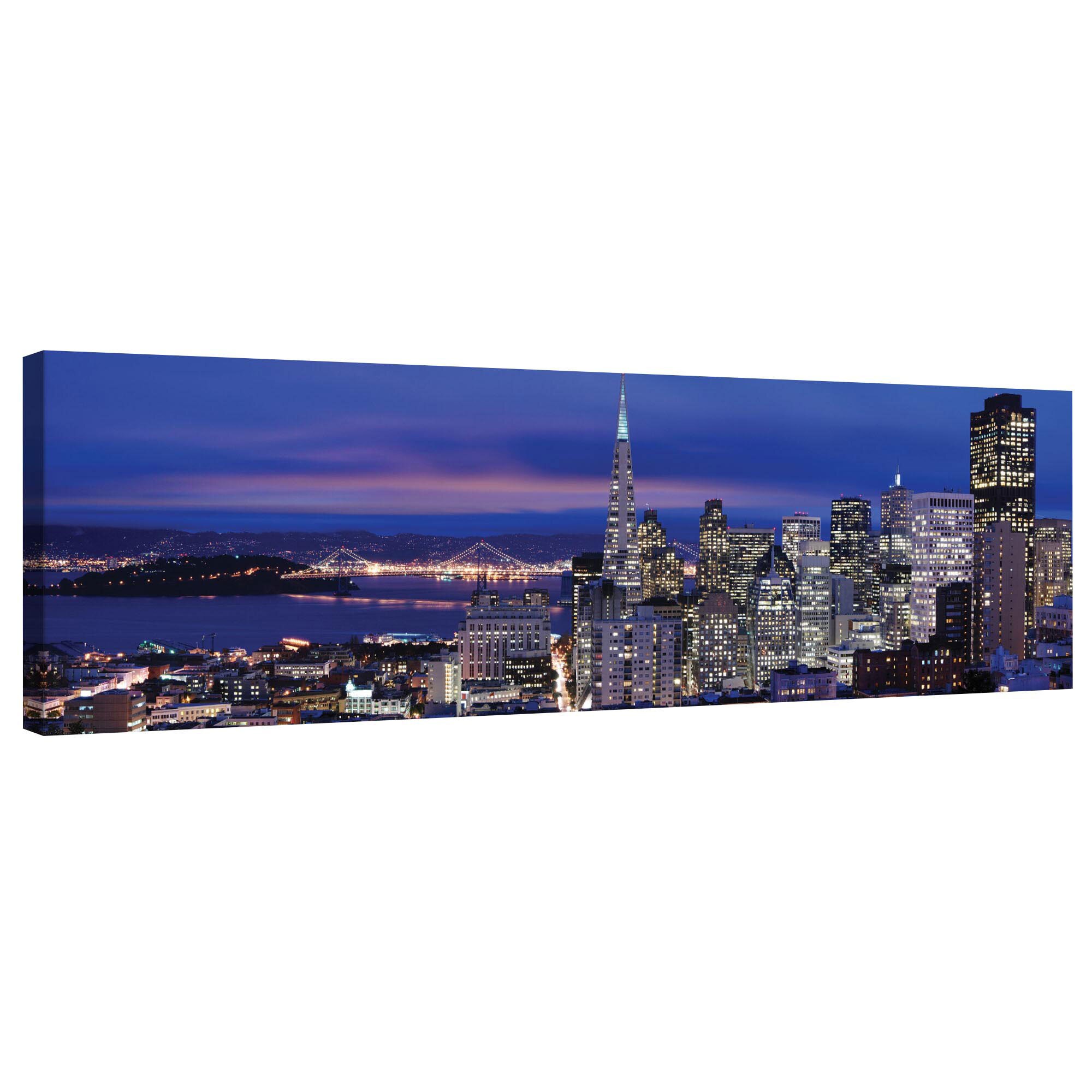 Tablou Canvas DEGRETS 78215 Megapolis San Francisco, 45x145cm