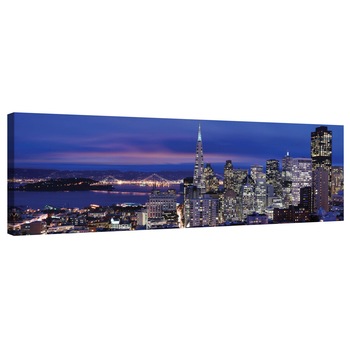 Tablou Canvas DEGRETS 78215 Megapolis San Francisco, 45x145cm Tablou Canvas DEGRETS 78215 Megapolis San Francisco, 45x145cm