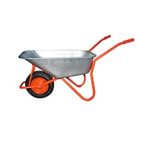 Roaba pt materiale de constructii cu roata pneumatica si cuva 90l Energo