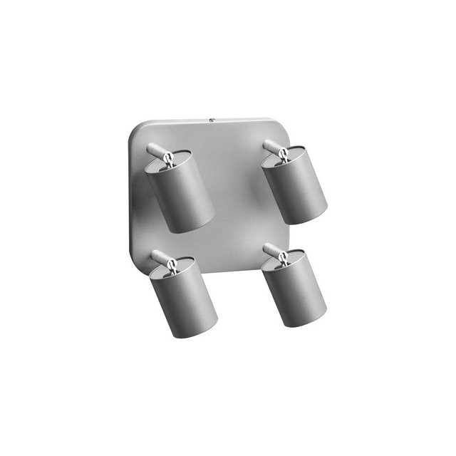 Plafoniera, Nowodvorski, 4 becuri Gu10, argintiu