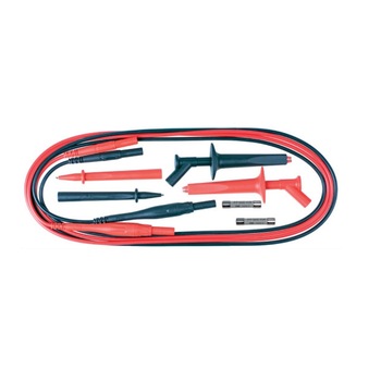 Set de cabluri soliconice cu siguranta si terminale crocodil Set de cabluri soliconice cu siguranta si terminale crocodil
