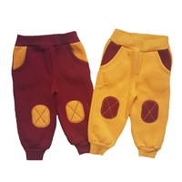 set din 2 perechi pantaloni de trening baieti cu genunchiere captusiti varsta 5-6 ani imagen 9_0_
0